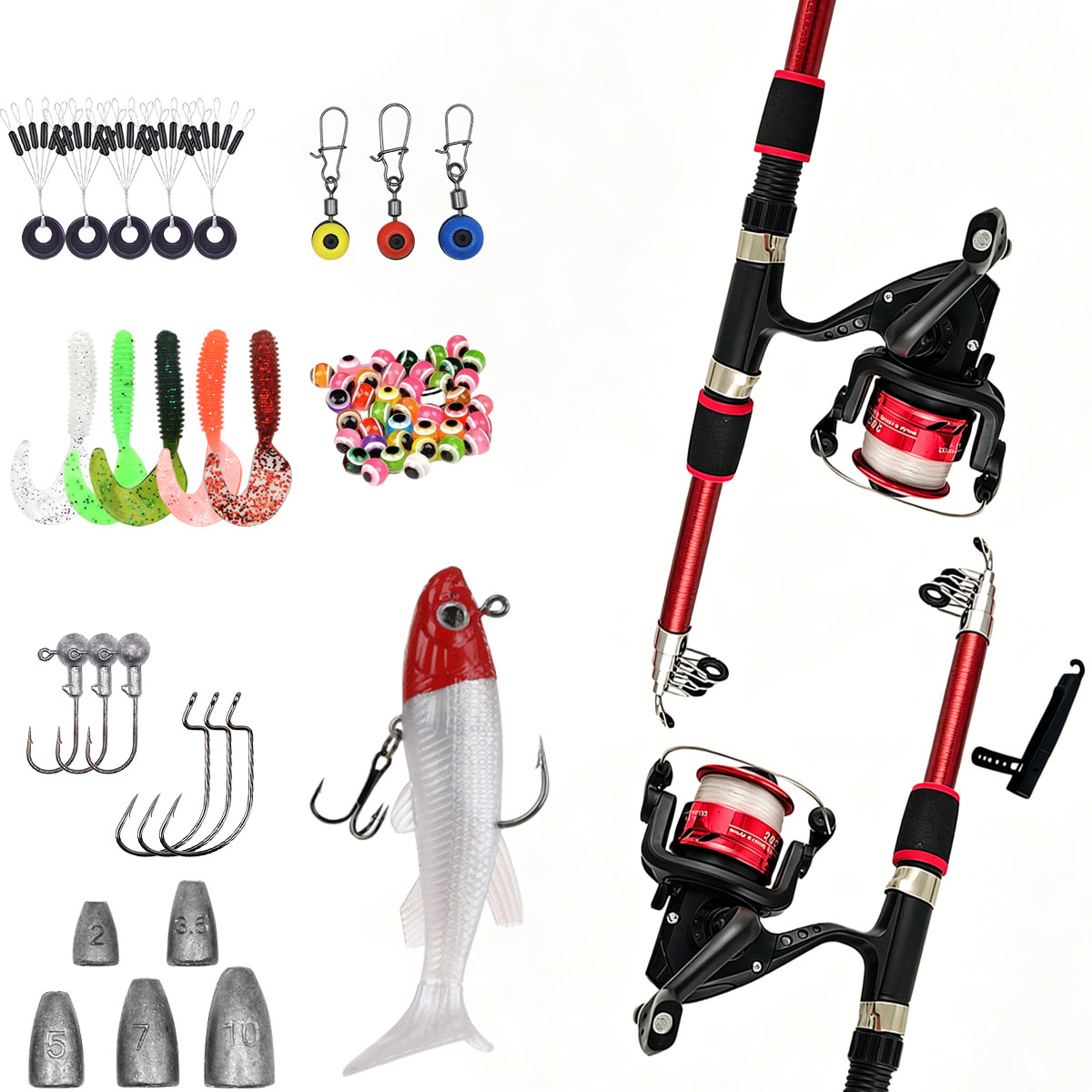 Spinning Fishing Rod and Reel  - Fishing Line Spooler review and price