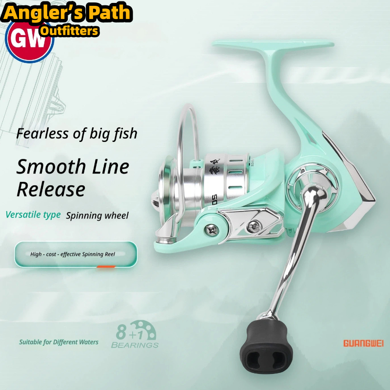 Guangwei Xiwu Spinning Reel 8+ - Abu Garcia Reel Max review and price